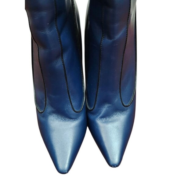 FABRIZIO VITI CAPALBIO LEATHER WINTER TIMELESS BOOTIE Size EU38/US 7.5 - Picture 7 of 16